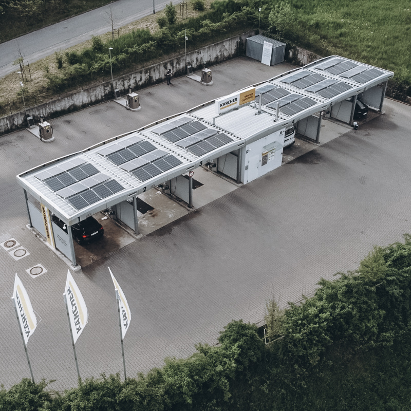 Kärcher Clean Park Bad Kissingen PV-Anlage