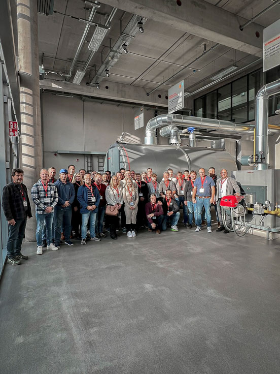 Besuch bei Viessmann - Gruppenbild