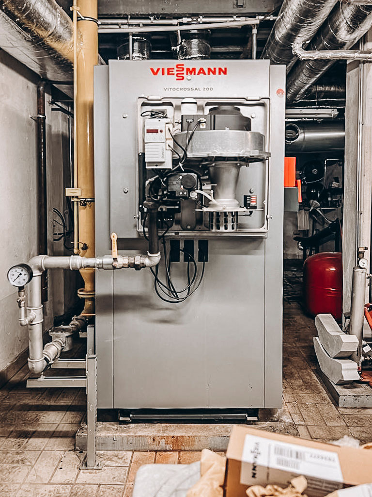 Wartung einer Vitocrossal 200